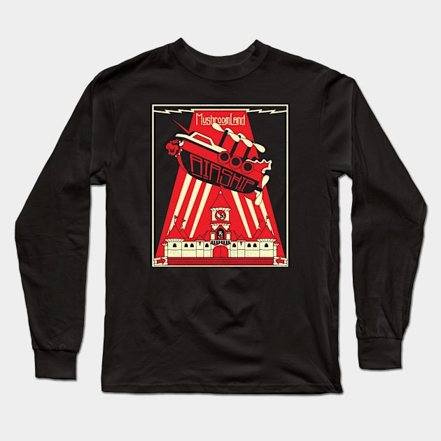 Airship Long Sleeve T-Shirt by dann